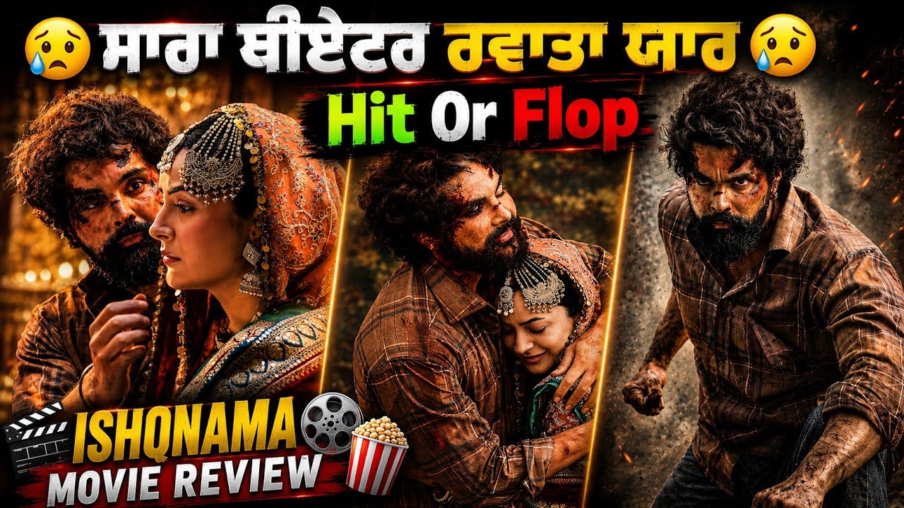  😢 ਸਾਰਾ ਥੀਏਟਰ ਰੋ ਪਿਆ! Ishqnama Movie Review | Hit ਜਾਂ Flop? 💔
