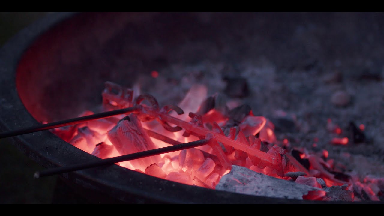 Handmade BIOCANNA burning sign