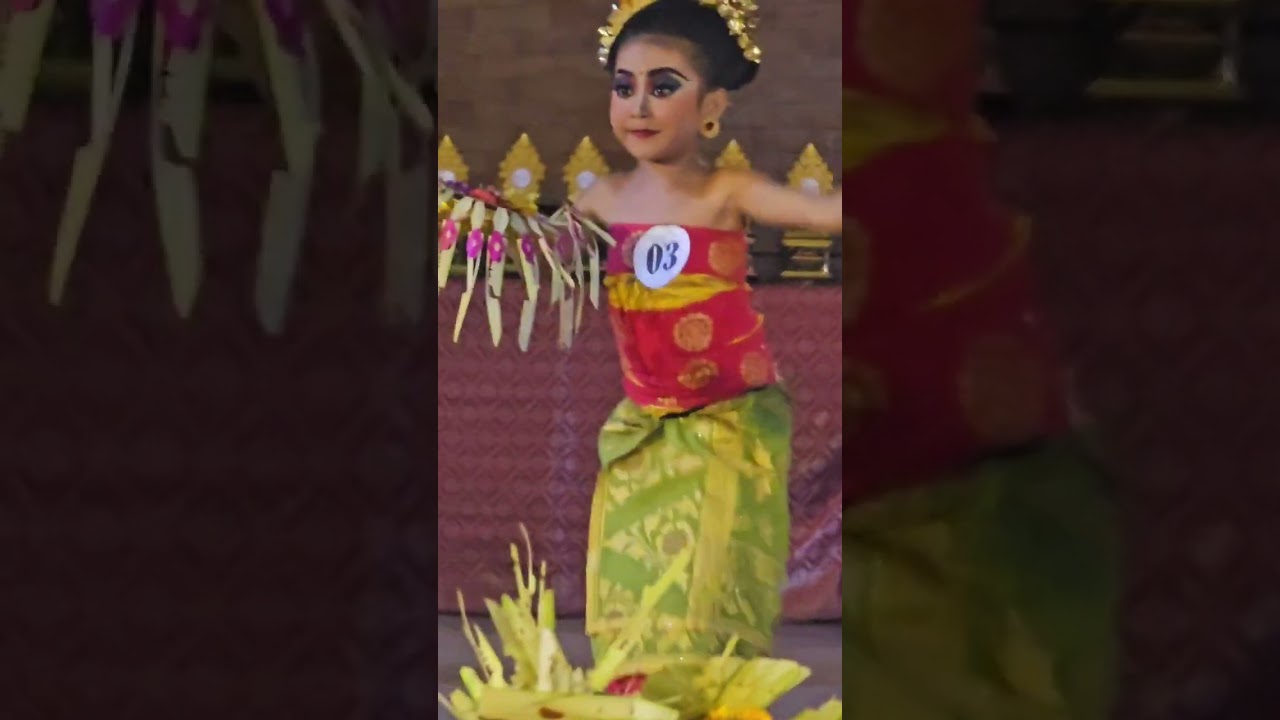 Selain suka nangis dan drama ternyata bisa juga km juara nak #Tari Bali