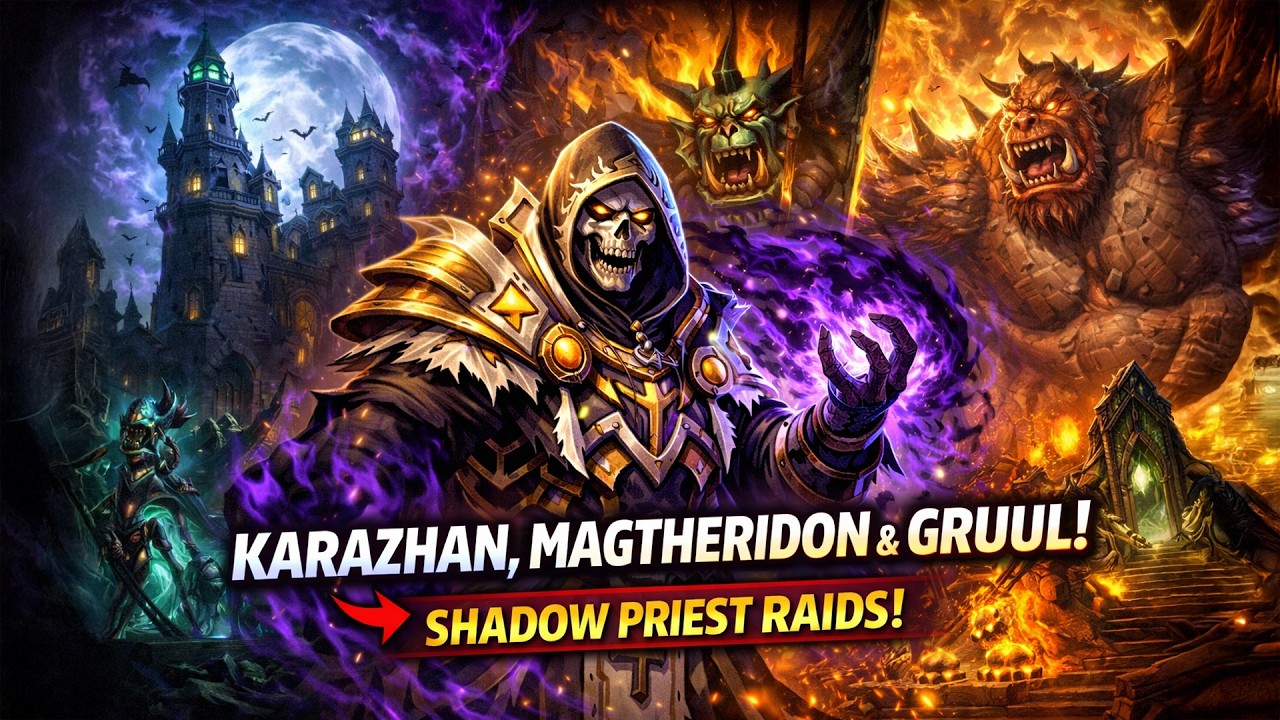 Heute fällt ALLES! 🔥Shadow Priest im ENDGAME! 😈 Kara, Gruul & Magtheridon LIVE| #WoW #TBC
