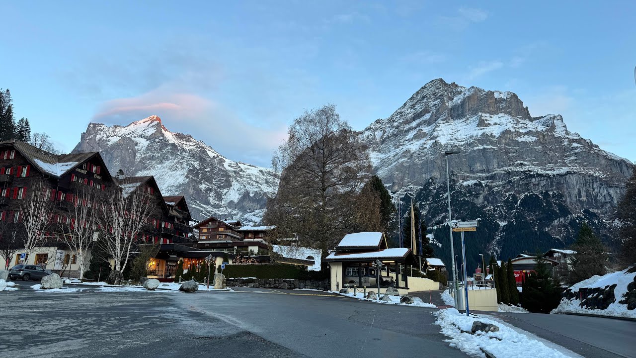 4K Driving from Grindelwald to Interlaken