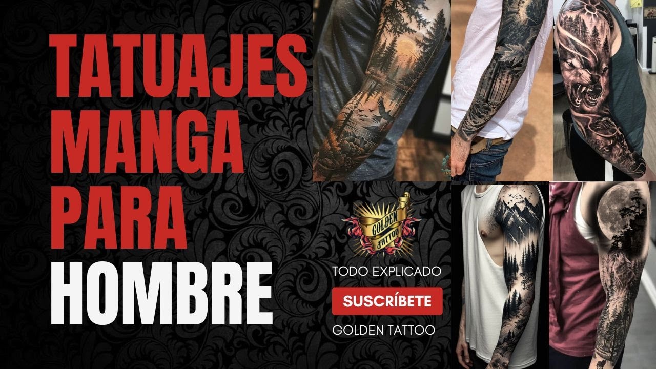 5 TATUAJES mangas para HOMBRES