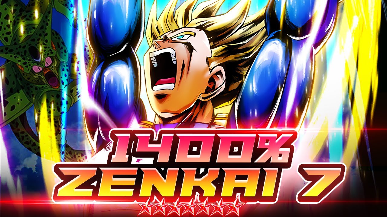 Z7, 1400%, 14* HEAT DOME TRUNKS IS FANTASTIC! EXAMPLE OF A GREAT ZENKAI! | Dragon Ball Legends