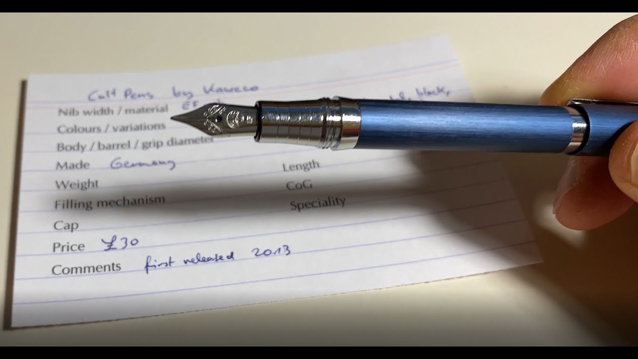The Cult Pens by Kaweco fountainpen in EF