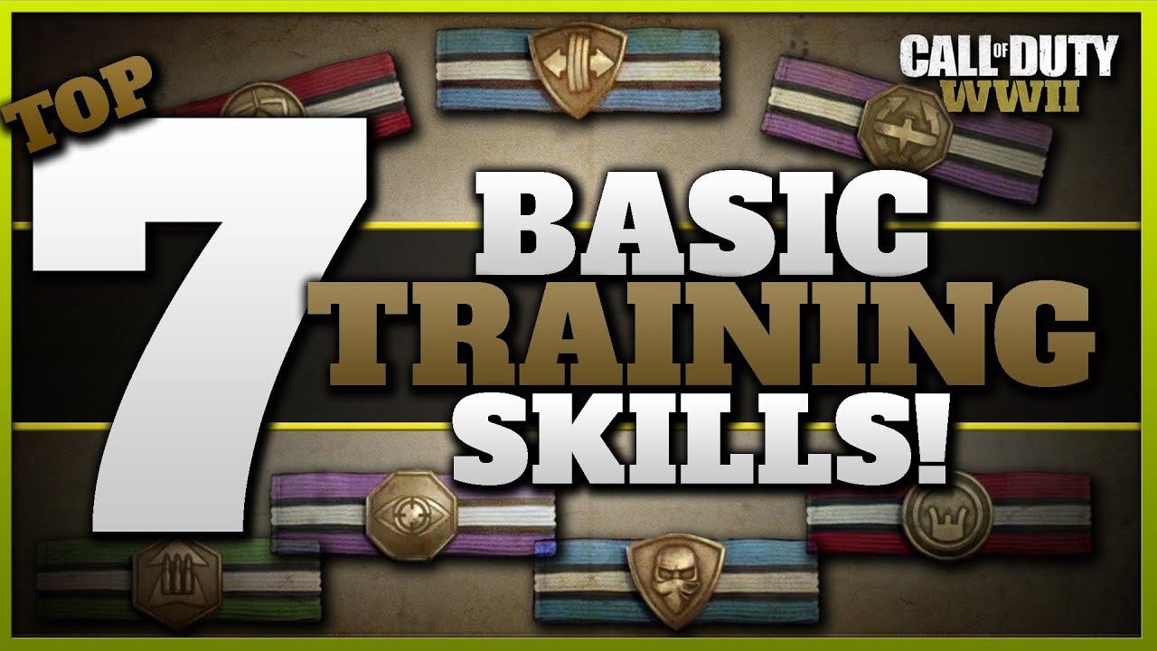 Top 7 Basic Training Skills in CoD WW2! | (Full Basic Training Perk List)