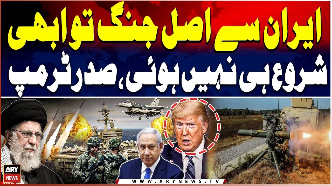 The Real War with Iran Has Not Started Yet — President Trump
