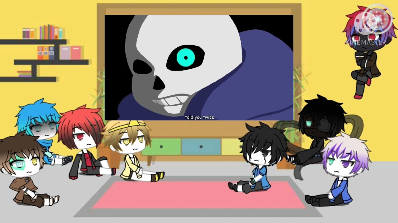 Sans aus reacts to Classic Sans memes part 2 |flash warning|