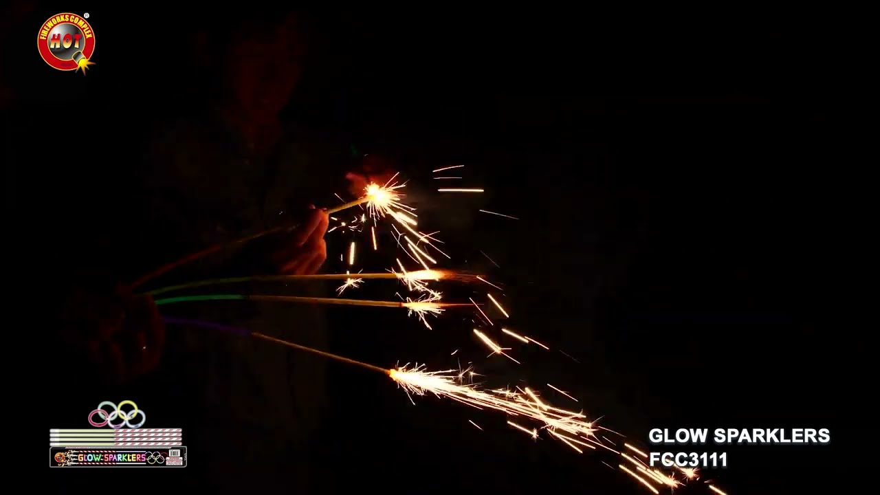 FCC3111 GLOW SPARKLERS