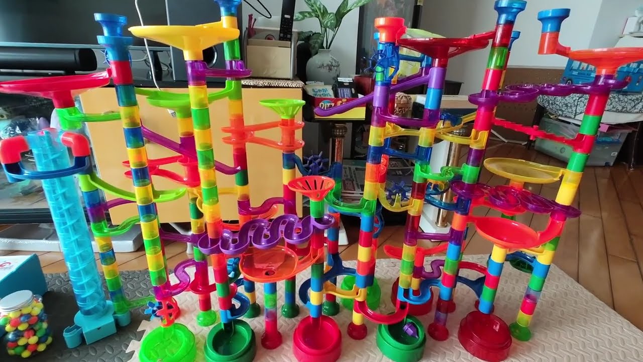 Colossal Motorized Elevator Marble Run Build with 300+ pieces!