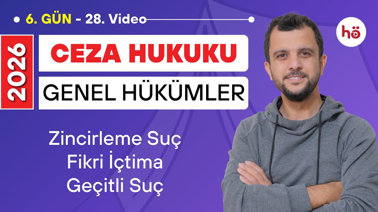 28) Ceza Hukuku KAMPI - Zircirleme Suç - Fikri İçtima - Geçitli Suç - Murat AKSEL