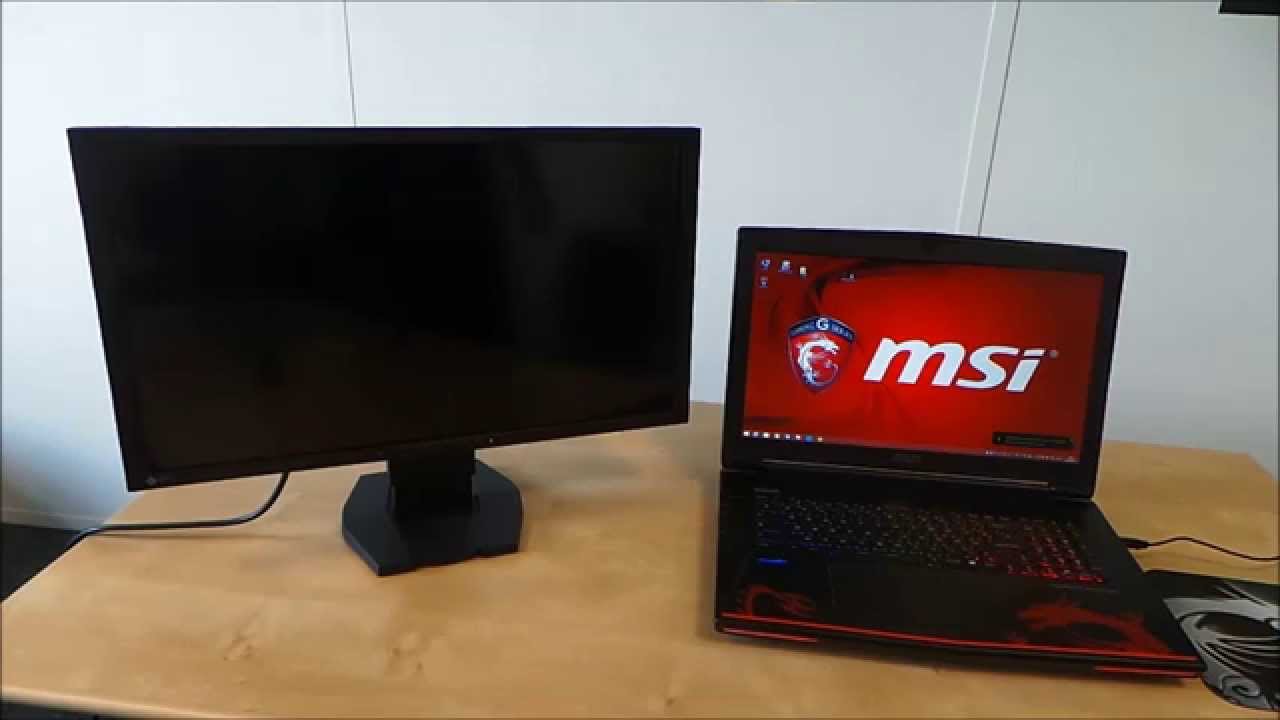 Connecter un écran 120Hz ou plus sur un portable MSI