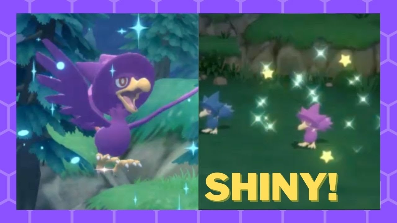 LIVE!! SHINY MURKROW after 3,886 Sweet Scents at Eterna Forest in Pokémon BDSP full odds