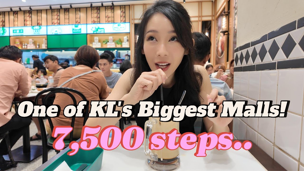 Is This KL’s Biggest Mall? 🛍️ Mid Valley Megamall Walkthrough (7,500 Steps!)