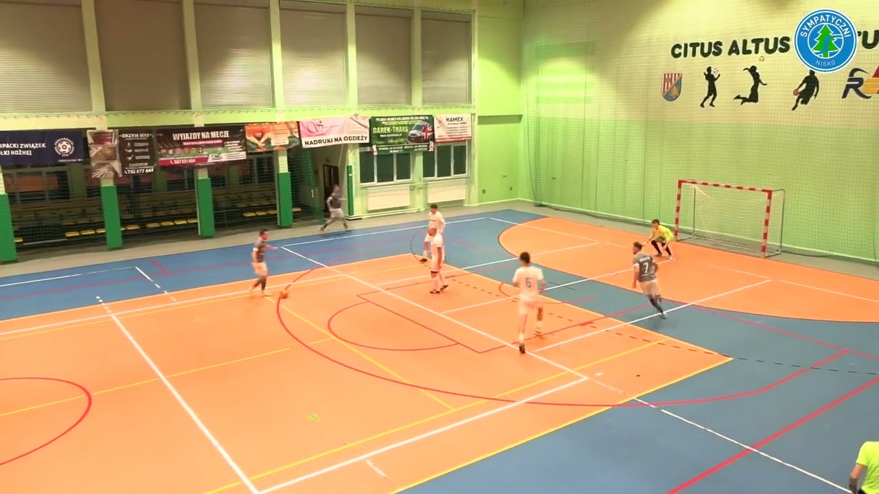3 liga FUTSALU.Sympatyczni Nisko - KF Stal Mielec 3:1 (2:1). Skrót meczu