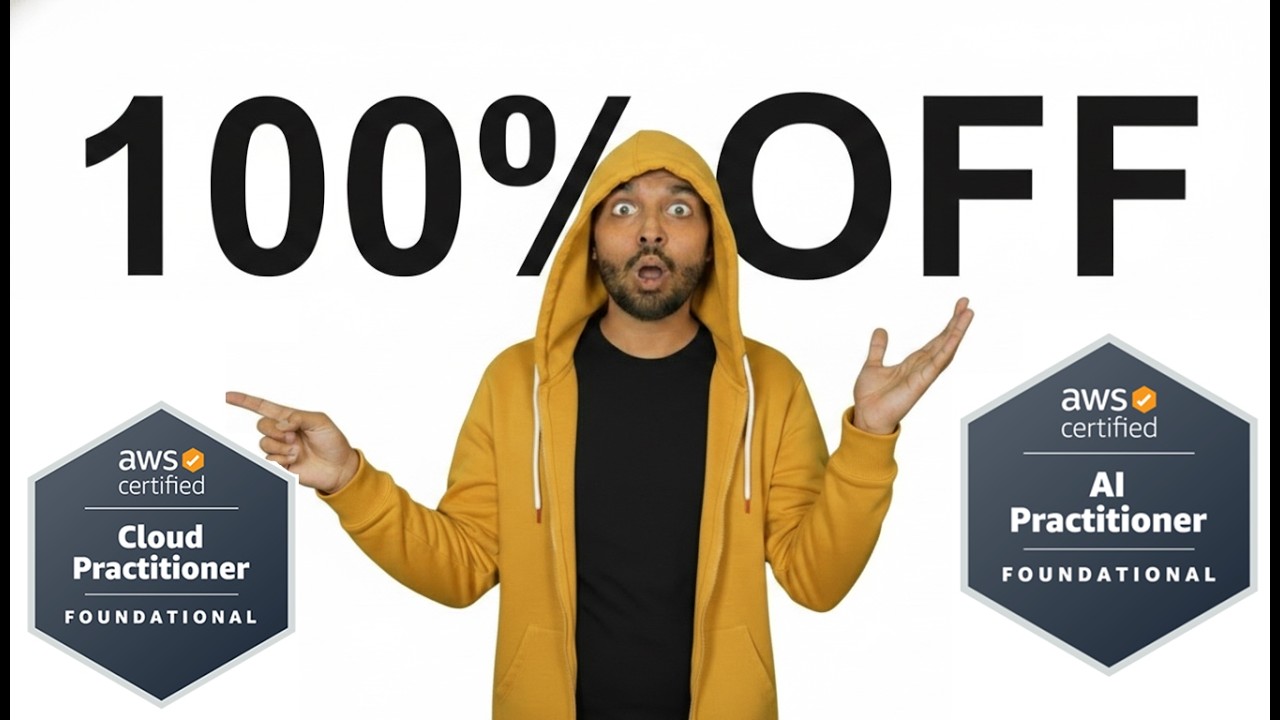 100% OFF AWS Cloud Practitioner Exam Voucher for LIMITED TIME
