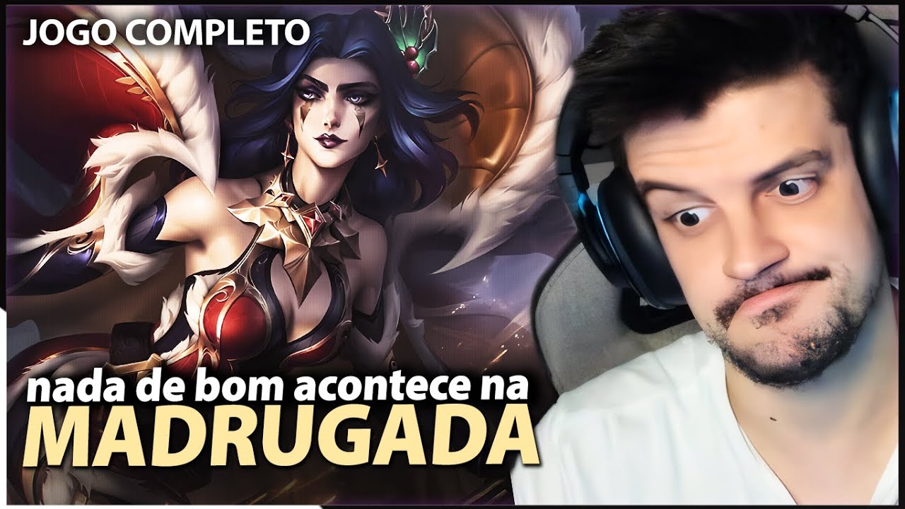 Os jogos MAIS BIZARROS de LOL acontecem na MADRUGADA | PARTIDA COMPLETA - Kamikat +