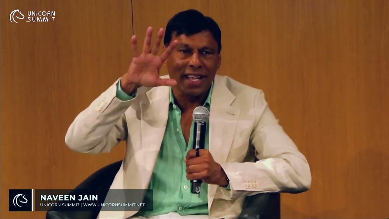 Naveen Jain in fireside conversation at the Unicorn Summit
