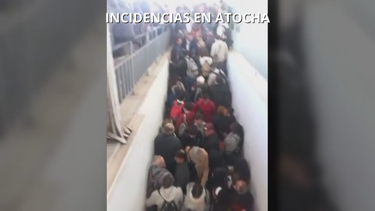 Caos en Atocha tras el descarrilamiento en Cercanías