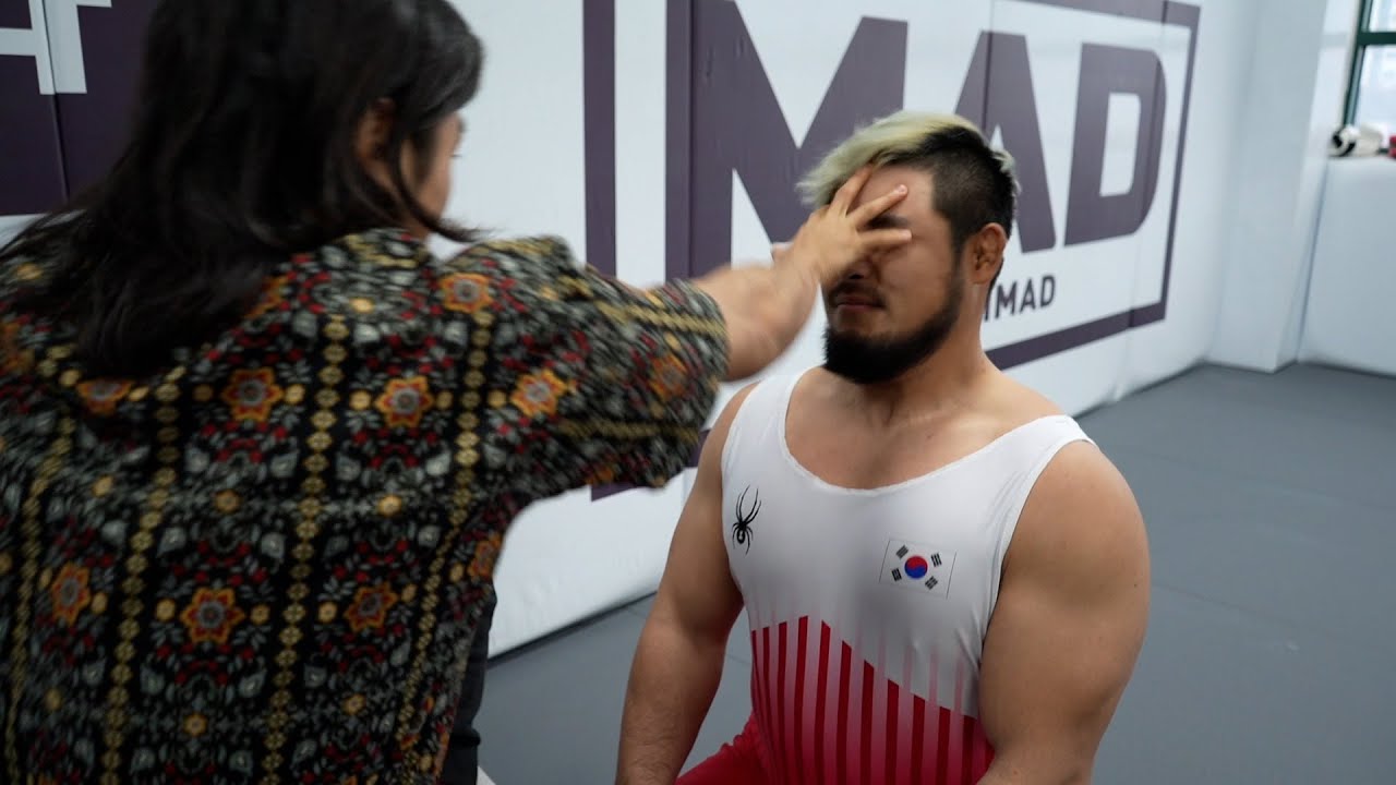 역대급 제일 쎈 125kg 레슬링 국가대표가 도전 왔네요 참교육갑니다 [딱밤왕] 남경진