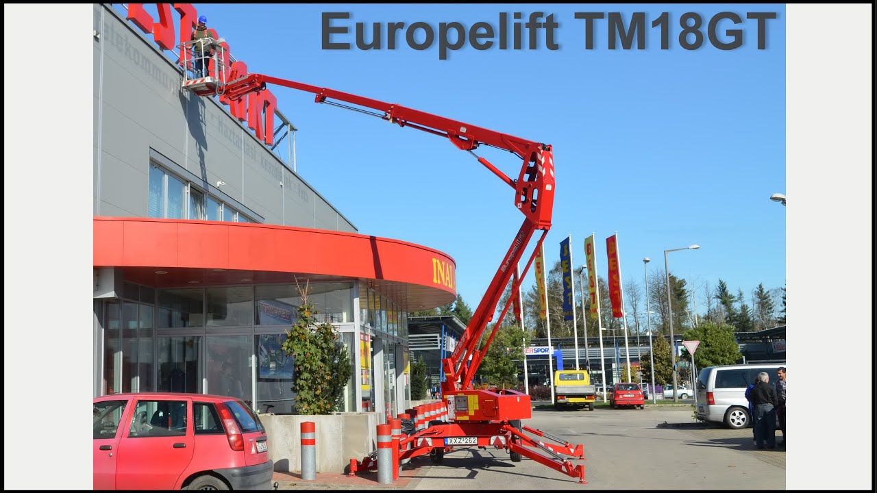 Europelift TM18GT  Anhänger-Arbeitsbühne