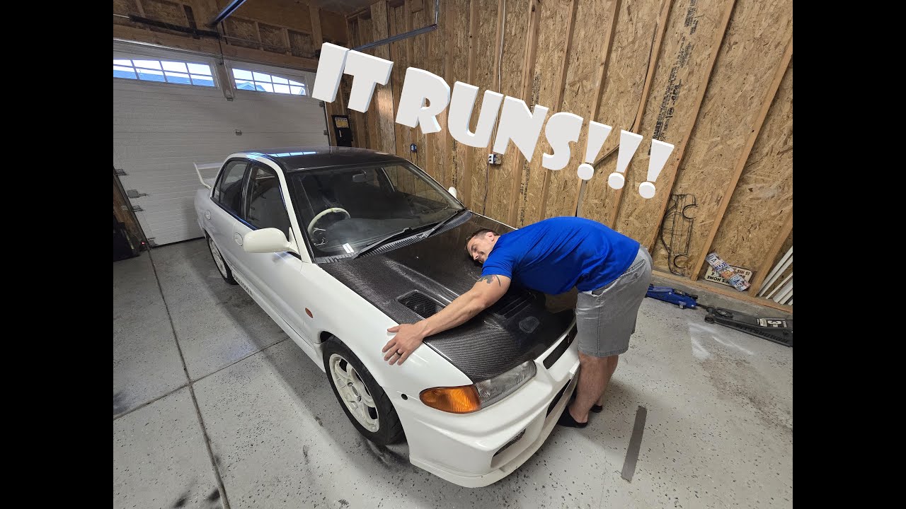 IT RUNS!!!! EVO 3 Test Drive