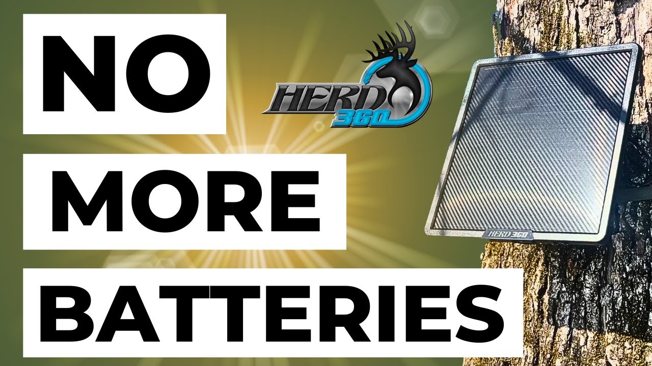NO MORE BATTERIES | Best Solar Powered Trail Camera of 2024 - HERD 360