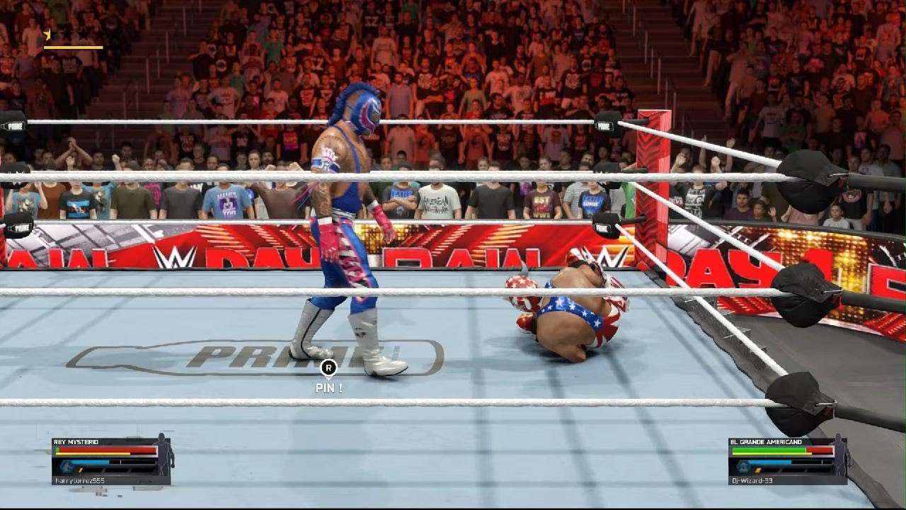 WWE 2K25 Rey Mysterio vs El Grande Americano