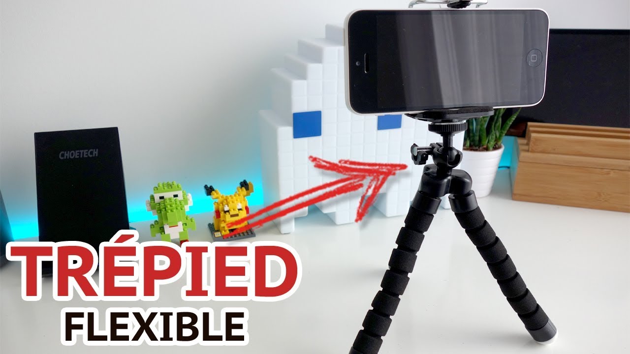 TREPIED FLEXIBLE pour SMARTPHONE & CAMERA | LAISSEZ LIBRE COURT A VOTRE IMAGINATION !!! 📸🎥
