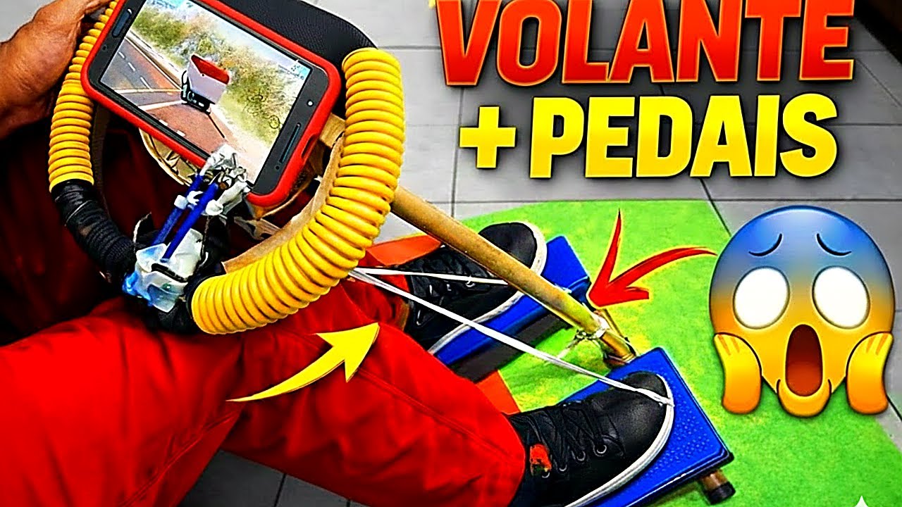 Como fazer volante para celular com acelerador e freio