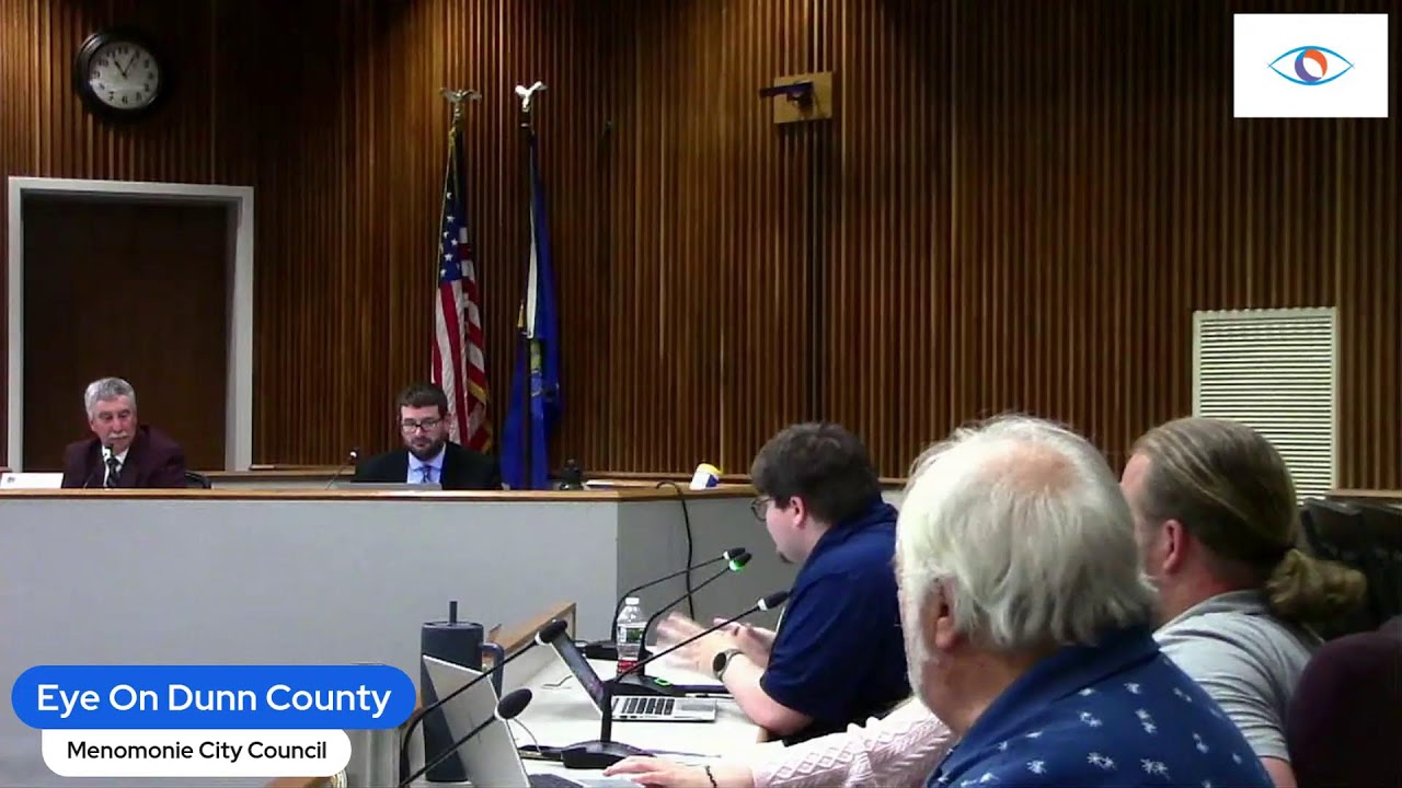 Menomonie City Council for August 4, 2025