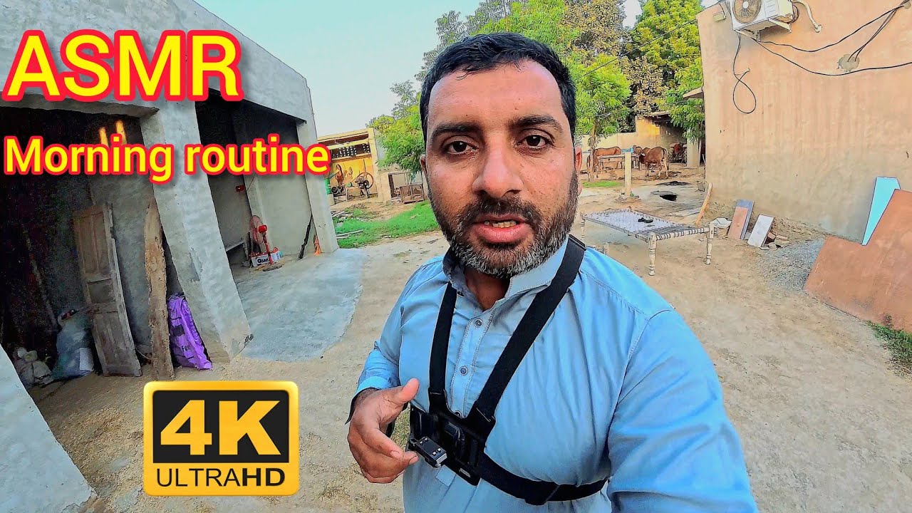Asmr my morning routine in 4k 