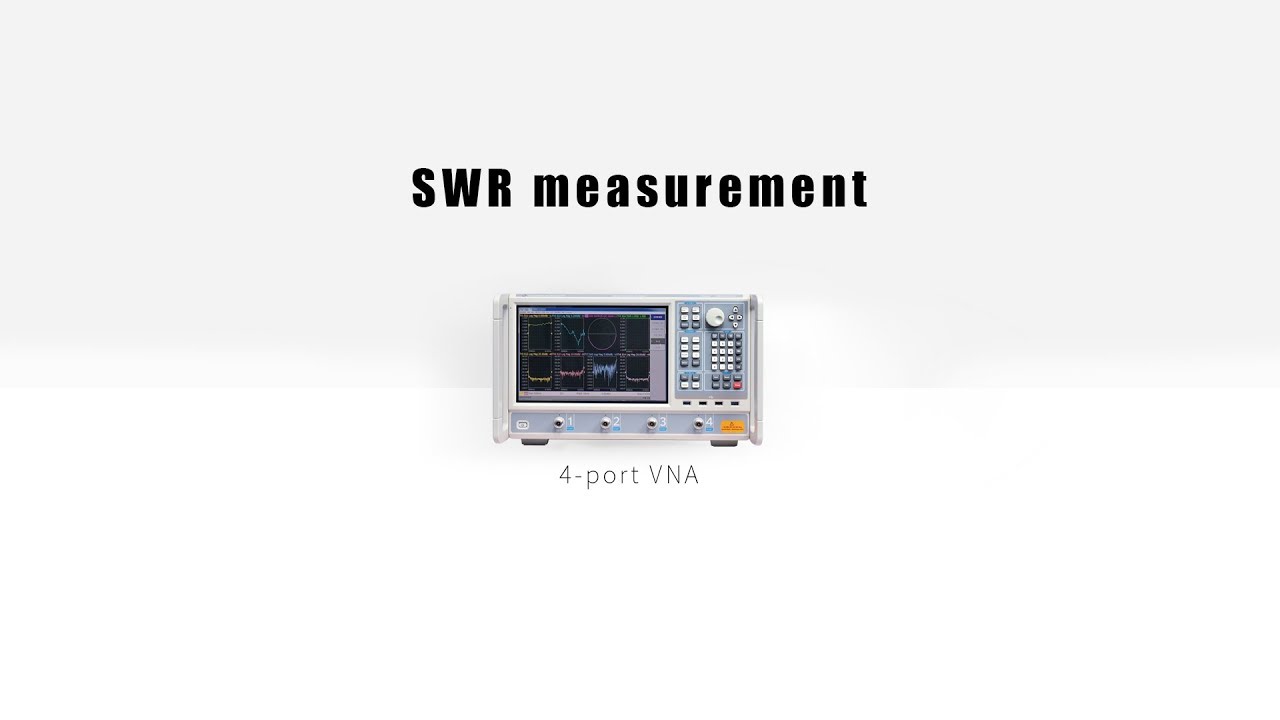 SWR Measurement with 4-port VNA