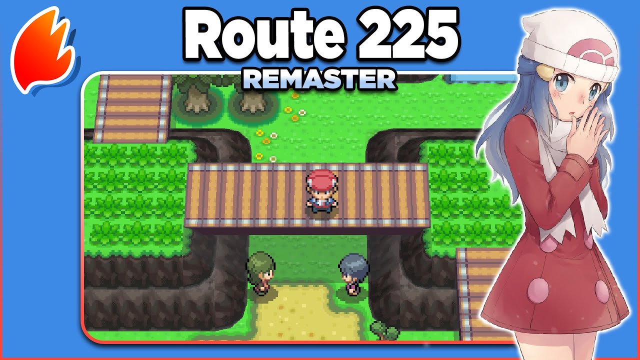 Route 225: Remaster ◓ Pokémon Diamond, Pearl & Platinum