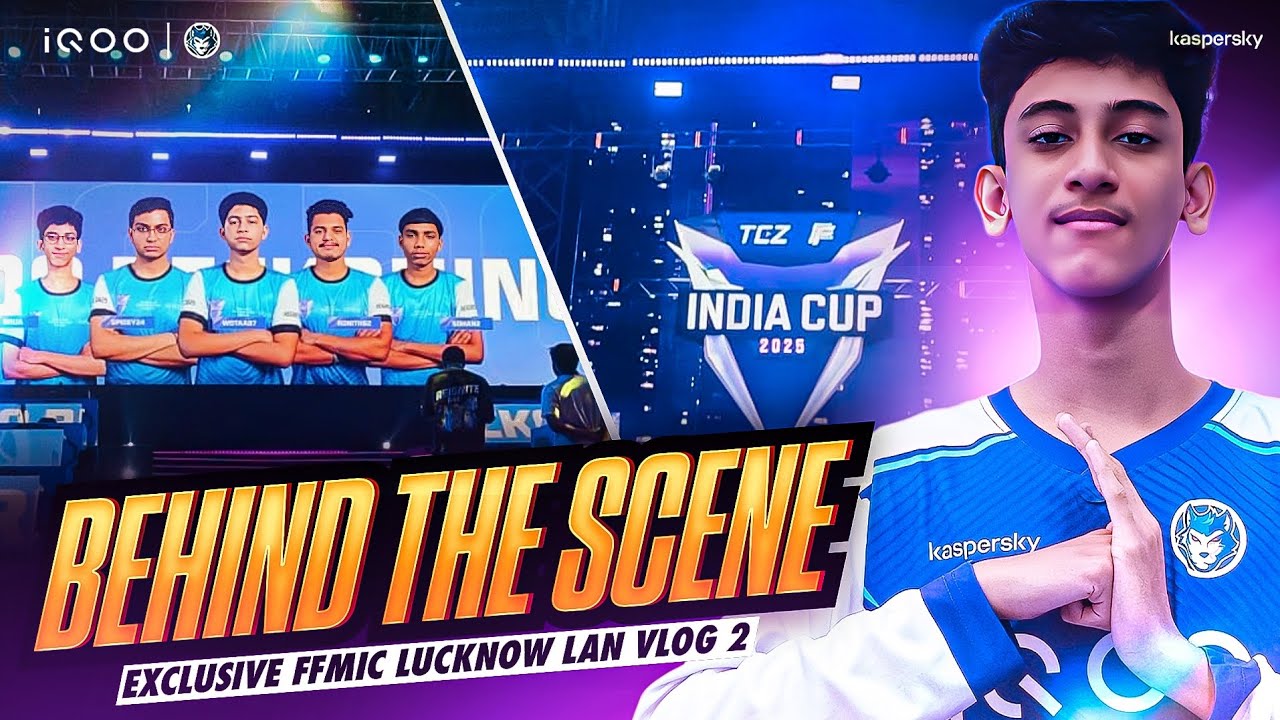 BehindTheScenes| Exclusive FFMIC Lucknow Lan Vlog 2 | Stage, Arena, Reharsals | iQOO Reckoning #vlog
