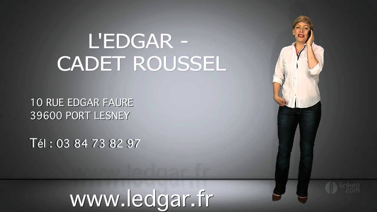 L'EDGAR - EURL CADET ROUSSEL : H&ocirc;tel, restaurant, bar PORT LESNEY (39)