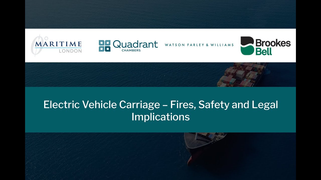 Electric Vehicle Carriage – Fires, Safety and Legal Implications