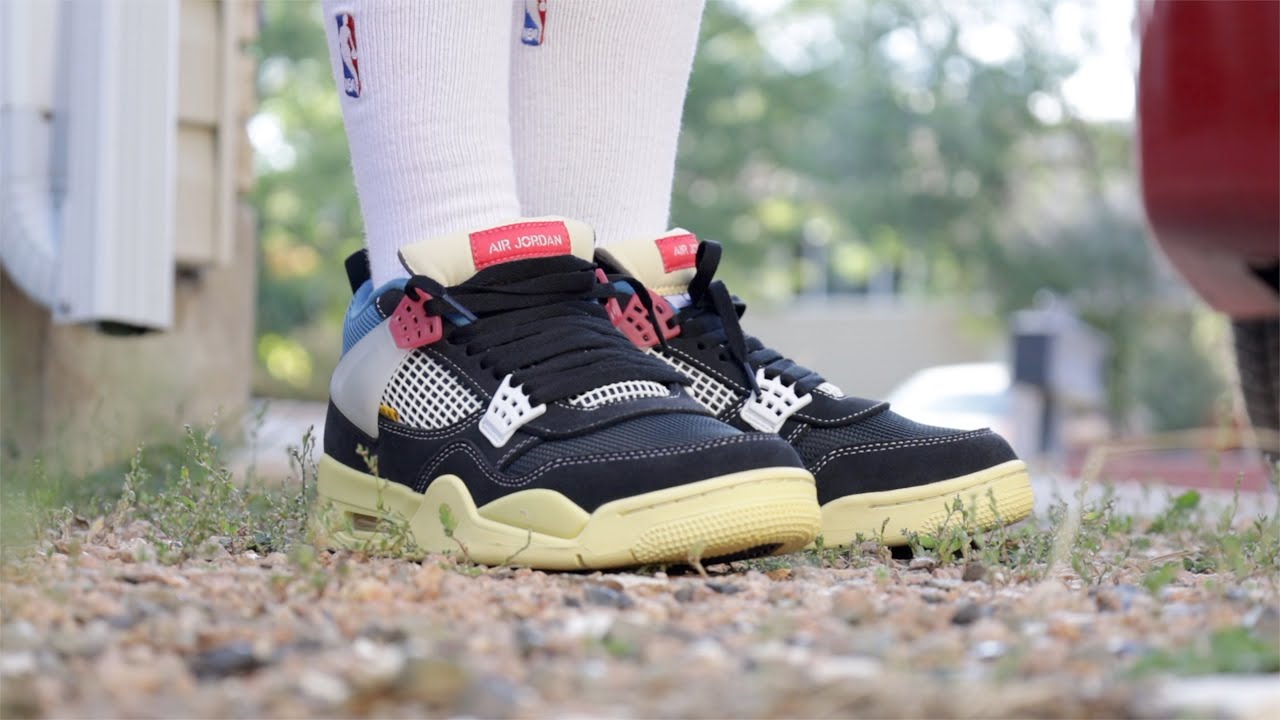 Air Jordan 4 Union 'Off-NOIR' Review On foot Part 2
