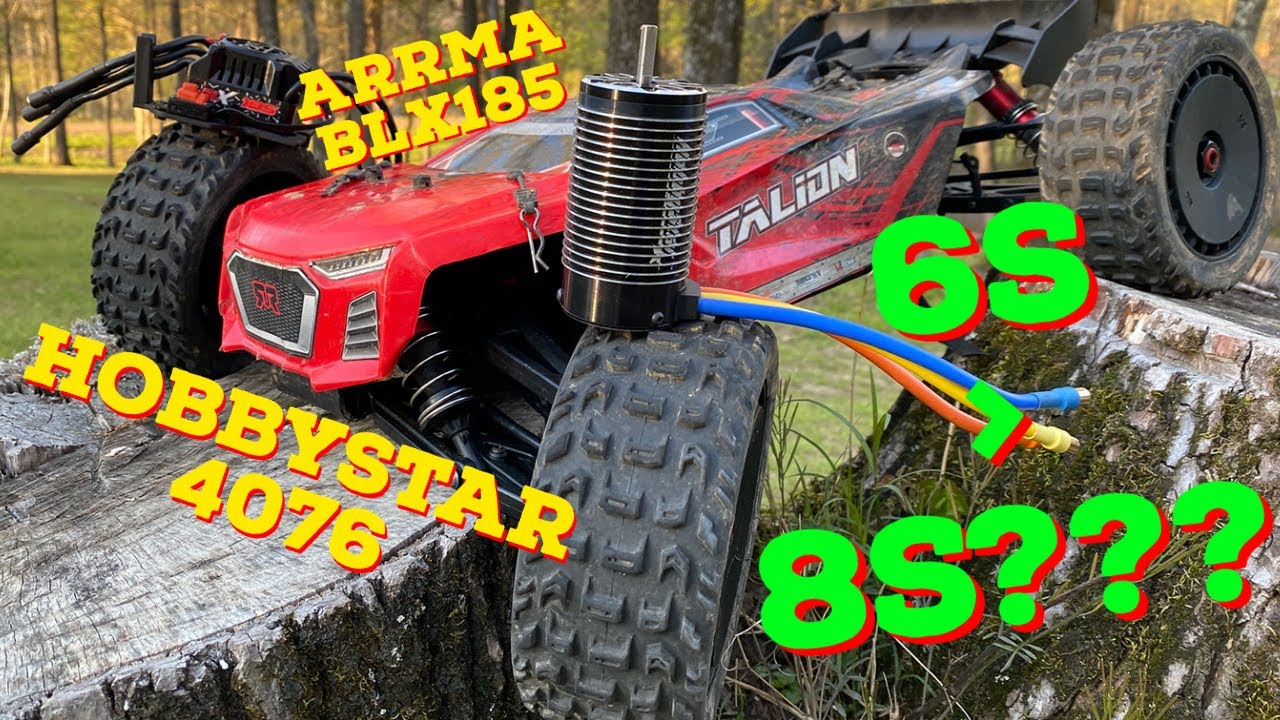 6s VS 8s in Arrma Talion - Goodbye 8s  (Installing Motor and ESC in Arrma Talion V4)