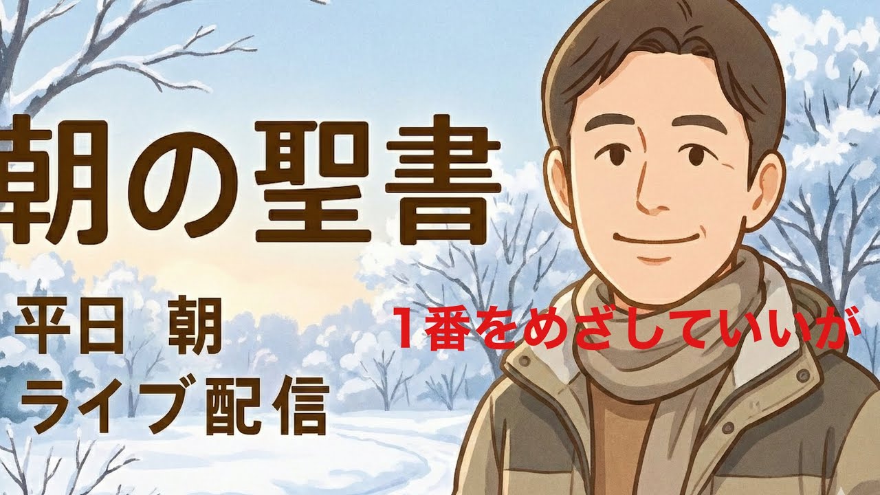 朝の聖書　2026年2月27日マルコ9:33-35