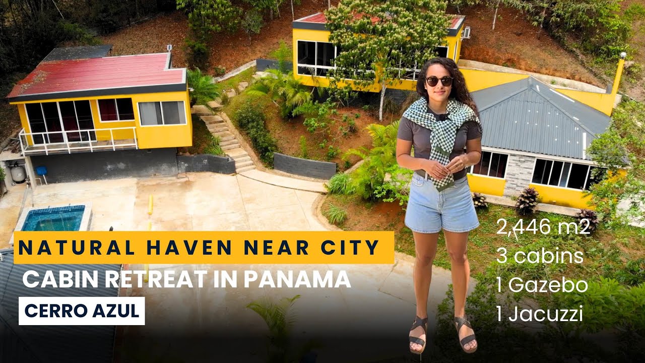 Panama Mountain Escape: 3 Cabins, Jacuzzi & More – Ideal for Airbnb!