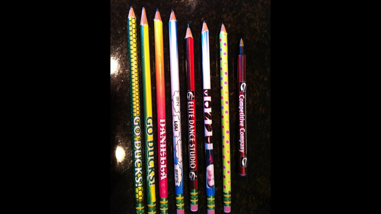 How to Make Custom Pencils and Pens