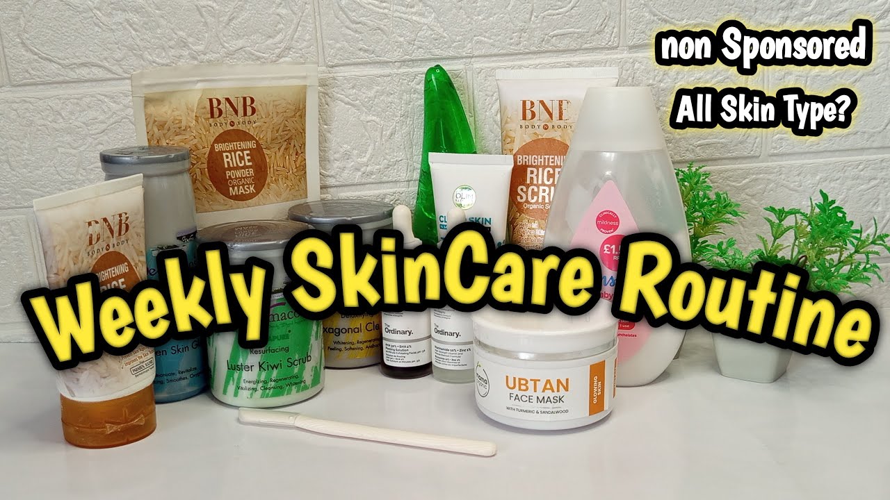 My Real Weekly Skincare with The Ordinary Peeling Solution | Clear & Smooth Skin 