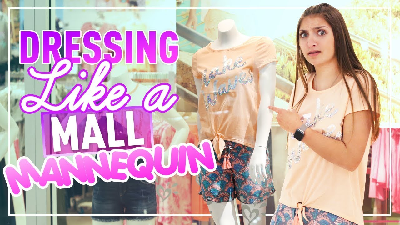 5 Days of Dressing Like a MALL MANNEQUIN!! | Kamri Noel