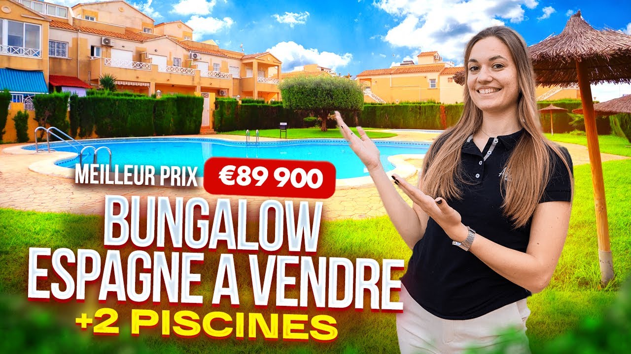 Immobilier Costa Blanca. Bungalow en Espagne (Torrevieja). 89 900 €. immobilier Alegria