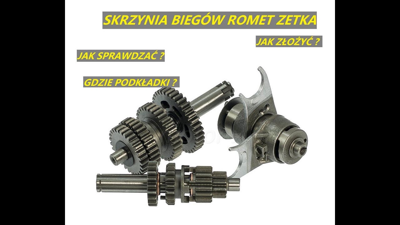 #160 SKRZYNIA BIEGÓW 139FMB 147FMD ROMET ZETKA ZK CRS DOKŁADNA BUDOWA JAK SKŁADAĆ I CO SPRAWDZAĆ