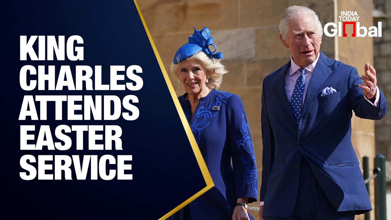 LIVE: King Charles and Royal Family Attend Easter Service at St George’s Chapel | India Today Global
