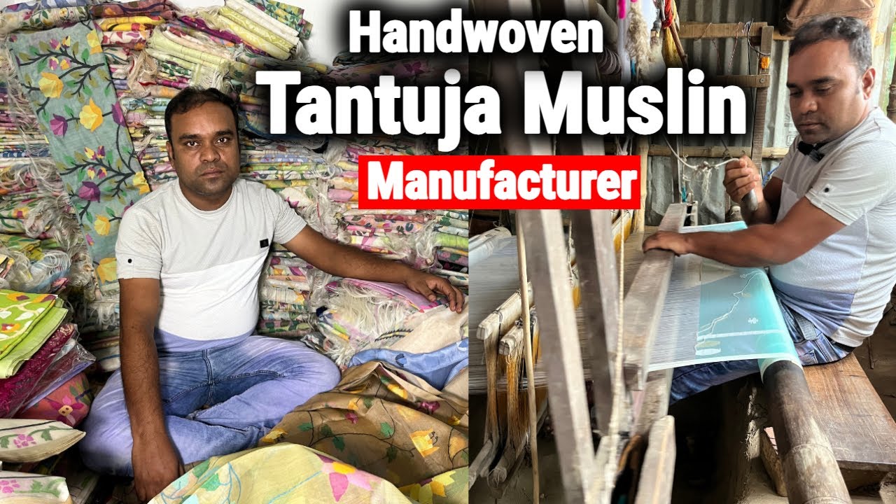 Direct from Saree Weavers Handwoven Muslin & Cotton Saree Manufacturer | Tantuja Muslin Saree