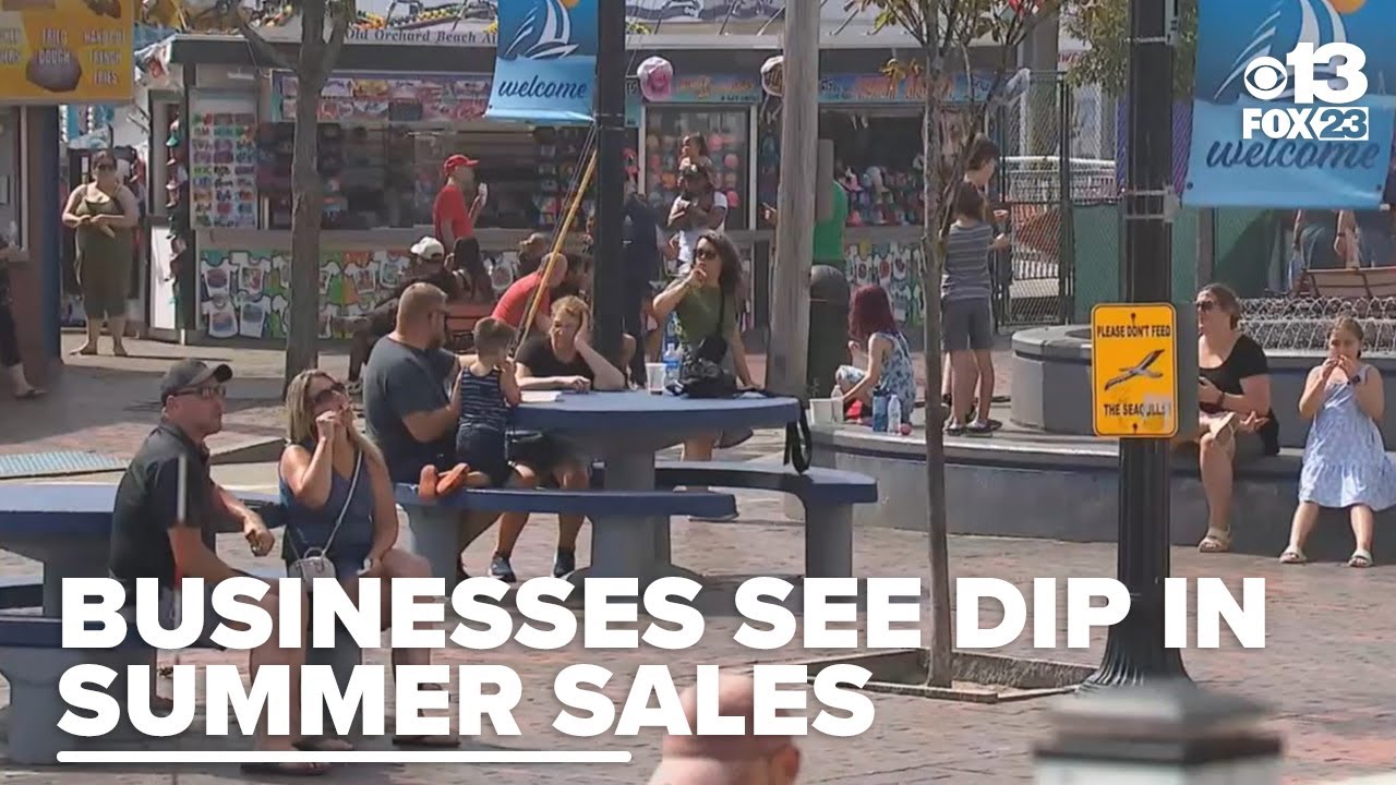 Old Orchard Beach businesses report mixed summer season amid drop in Canadian tourists