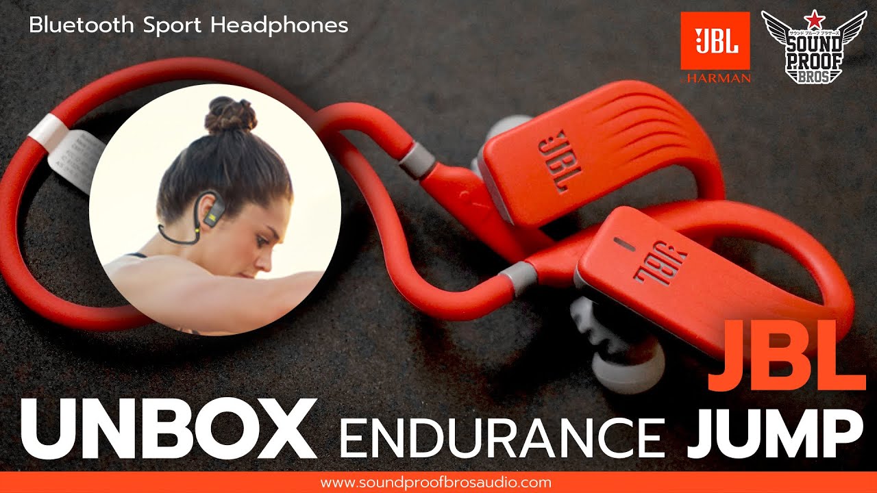 ๊์UNBOX JBL ENDURANCE JUMP Sport Bluetooth Earphones with IPX7 By Soundproofbros