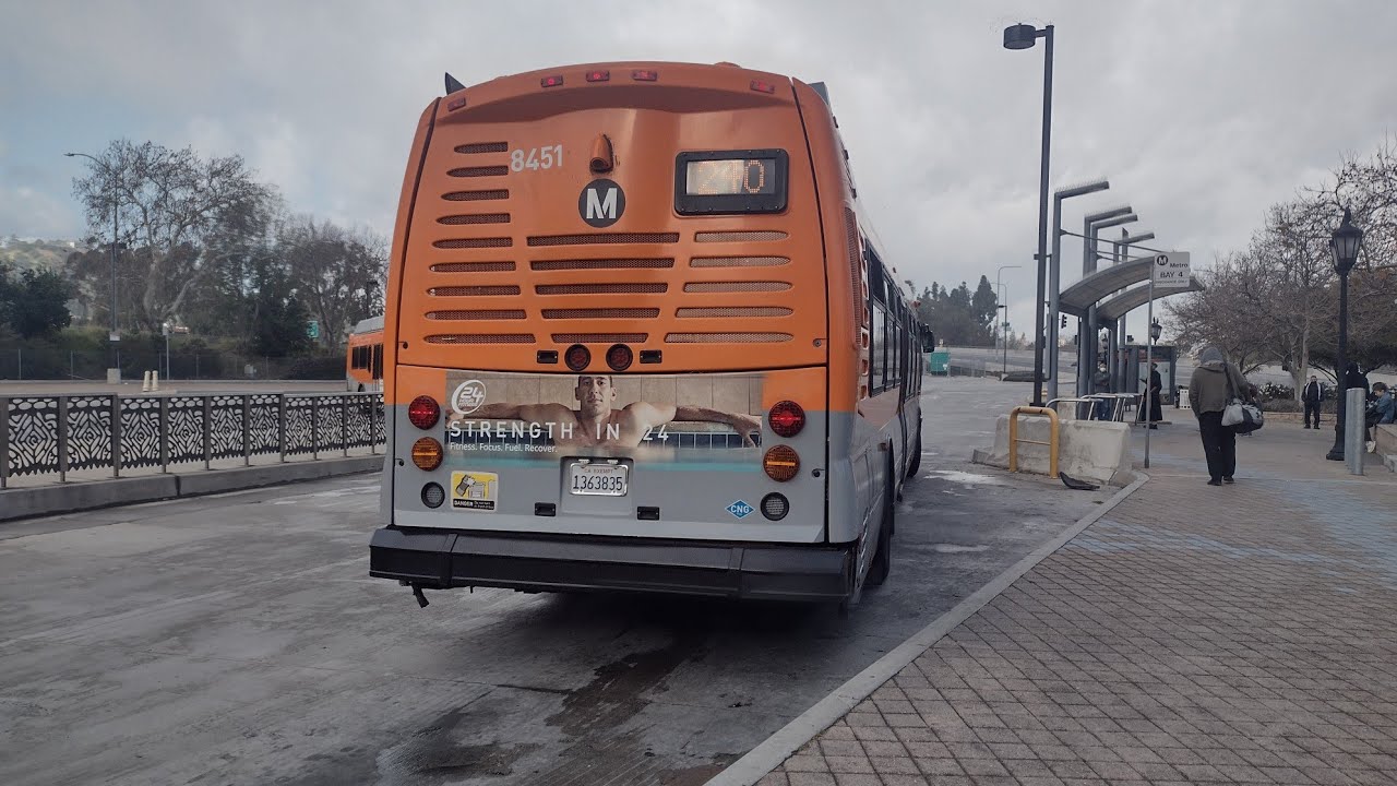Full Ride LA Metro Line 240 Northridge to Universal / Studio City Station (South & Eastbound)